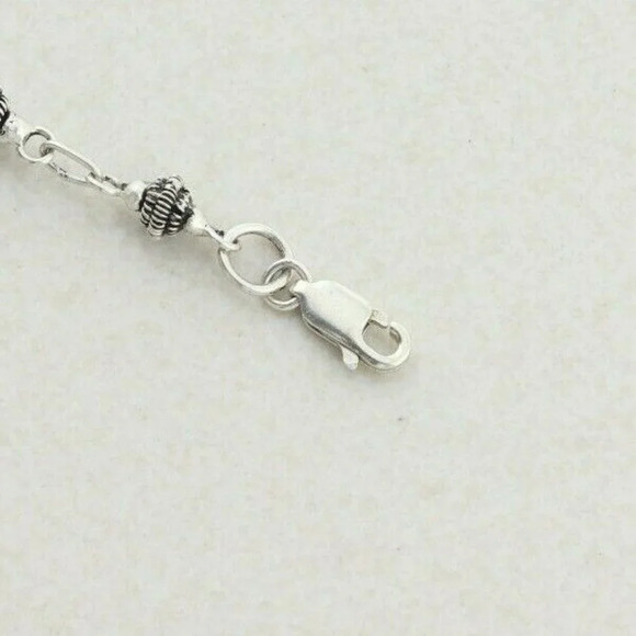 Sterling Silver Link Bracelet 7 1/4 inch - Picture 8 of 9